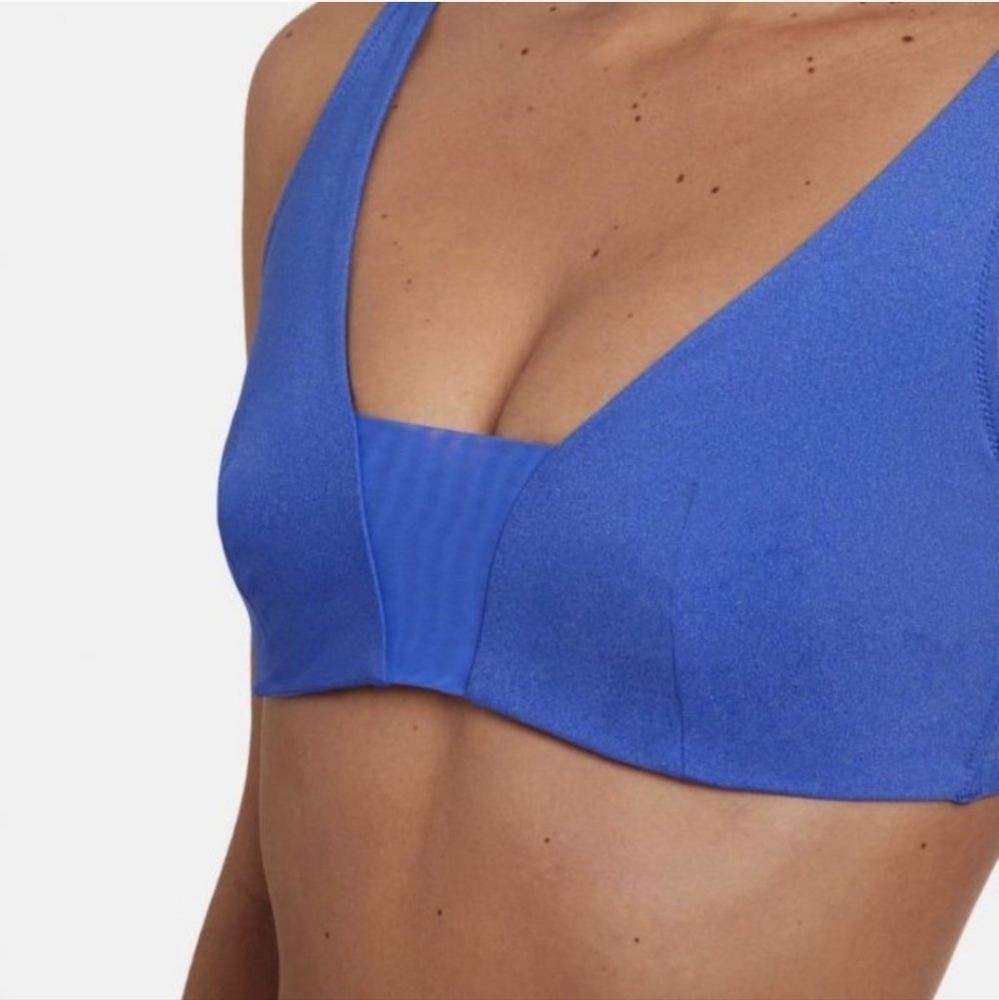 Wolford juventas swim bra blue xs / c cup nwt